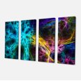 thumbnail image 2 of Glowing Abstract Fireworks - Abstract Canvas Art Print, 2 of 3