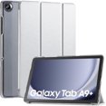 thumbnail image 1 of KOMI Case for Samsung Galaxy Tab A9 Plus 2023, Slim Stand Hard Back Shell Protective Smart Cover with Auto Sleep Wake Feature for Samsung Galaxy Tab A9 + 10.9" Tablet, Silver, 1 of 5