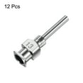 thumbnail image 3 of Uxcell 12pcs 14G agujas de dispensación de acero inoxidable, tubo de aguja de pegamento de 1/2" punta roma, 3 of 7