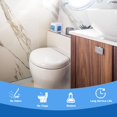 thumbnail image 2 of PAULINN RV Toilet Treatment Drop Ins, 50 Packs Holding Tank Deodorizer for RV Black & Grey Water Tank Camper Marine Boat Camping Portable Porta Potty Chemicals Break Down Waste, Septic Tank Safe, Blue, 2 of 8