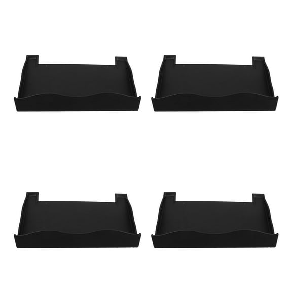 HOMEMAXS 4pcs Pegboard Tray Shelf For Bedroom Storage No-Drill Wall Organizer Accessory Metal Wall Tray For Pegboard Small Tray For Pegboard