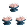 thumbnail image 1 of Toystoory Ducha Cepillo para el cabello Cuidado del cuero cabelludo Masajeador de doble capa Depurador Cojín de aire lavable portátil Cabeza Type1 NO1, 1 of 6