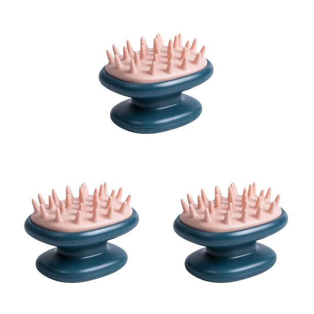 Advancent Cepillo de ducha para el cabello, cepillo para el cuero cabelludo, masajeador de doble capa, cepillo de masaje para la cabeza del Type1 NO1