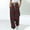 Dark Gray, variant on Striped Women Sweatpants Joggers Brown Casual Elastic Waist Taper Pants Loose Drawstring Adjustable Width Pants