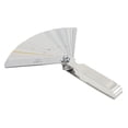 thumbnail image 1 of Thickness Gauge Set, Metric And Inch Metal 32 Piece Foldable Clear Scale Feeler Gauge  For Spark Plug, 1 of 8