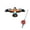 Bronze, variant on Rod Handheld Kite Lightweight Portable Flying Kite with String Reel Mini Dynamic Wing Kite for Park Beach Backyard Family Summer Outdoor Activity Toy