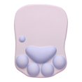 thumbnail image 1 of Alfombrilla de ratón con forma de pata de gato, antideslizante, suave, creativa, práctica y bonita. Azul gris, 1 of 9