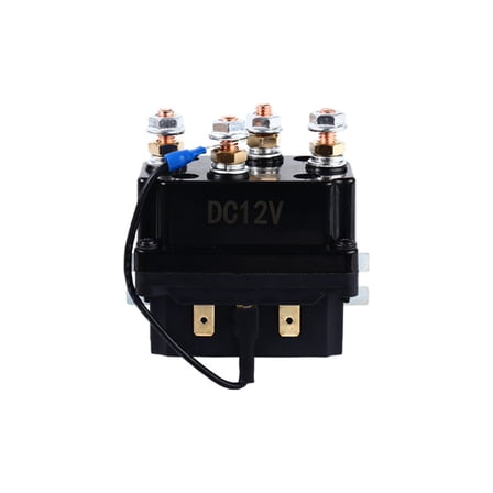 12V 250A Winch Solenoid Relays Contactor Practical Solenoid Winch Control Box 12000 Pounds Winch Control Solenoid Relays