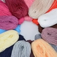 thumbnail image 4 of suxuMhao Yarn Bulk, 200g 1 roll, Hollow yarn, Ply Polypropylene Fiber, Normal Linear Density - Ideal for Hats, Gift Bag Handles, Rugs, Colorful & Anti-Pilling Craft Yarn,green, 4 of 4