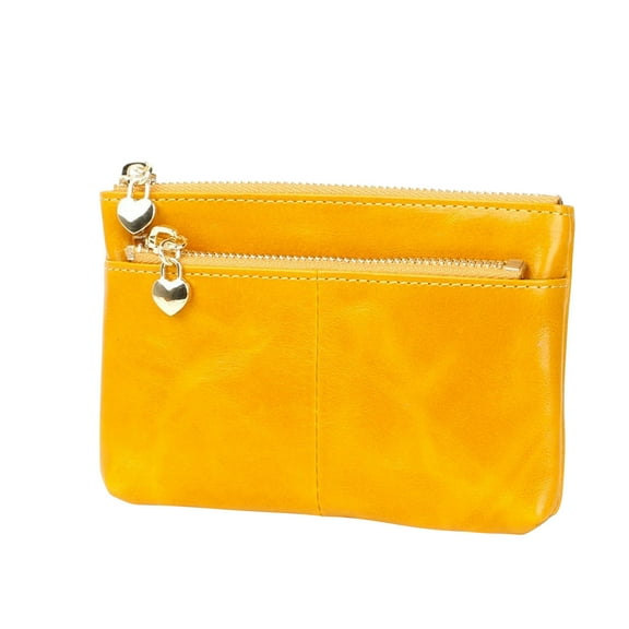 Hohaski Wallet Small Card Bag Coin Mini Wallet Sweet Zipper Bag Korean Version Women's Wallet