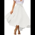 thumbnail image 2 of Vestido Bohemio, Elegante, Informal, de Cintura Alta y Estilo Irregular con Bolsillos para Mujer L, 2 of 7