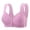 #0259-Purple, variant on Xucatan Front Closure Daisy Bra for Women Plus Size Wireless Full Coverage Bra No Underwire Plus Size Bra Padded Support Bralette No Wire Comfort Underwear Gift