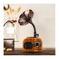 thumbnail image 2 of Bluetooth Speaker Retro Wood Portable Box Wireless Mini speaker Outdoor for Sound System TF FM Radio Music MP3 Subwoofer ,High Sound, 2 of 7