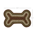 thumbnail image 4 of VHC Brands Tea Cabin Indoor/Outdoor Pet Food Mat for Dogs Cats Kitchen Small Bone Rug 11.5x17.6, 4 of 6
