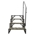 thumbnail image 2 of ChicHomey Step Ladder,Heavy Duty 4-Step Steel Step Ladder with Handrail,450 lbs Capacity, Portable for Indoor/Outdoor Use, 2 of 13