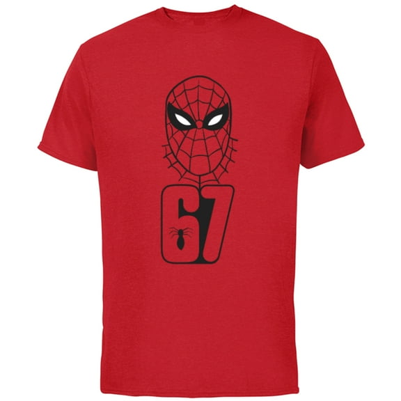 Marvel Spider-Man: Beyond Amazing Vintage Retro 1967 - Short Sleeve Cotton T-Shirt for Adults - Customized-Red