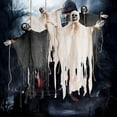 thumbnail image 2 of OIUR Halloween Hanging Skeleton Ghost Outdoor Large Scary Grim Reaper Creepy Flying Ghost Skull for Yard Garden Haunted House Decor, 2 of 7