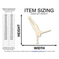 thumbnail image 2 of Unfinished Wood Gymnast Hand Stand Shape 20" / 3/4", 2 of 3
