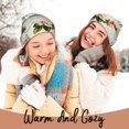 thumbnail image 4 of Lsque Vintage Bike Flower Butterfly Pattern Knitted Beanie, Unisex Winter Hat, Knit Hat Winter Beanies Thick Fisherman Beanies Cuffed Plain Skull Caps, 4 of 6