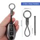 thumbnail image 2 of Llave de coche Uxcell, llavero desmontable, llavero universal con hebilla de metal anti-pérdida con correa de 1.5 pulgadas para hombres y mujeres (gris oscuro, paquete de 2), 2 of 6