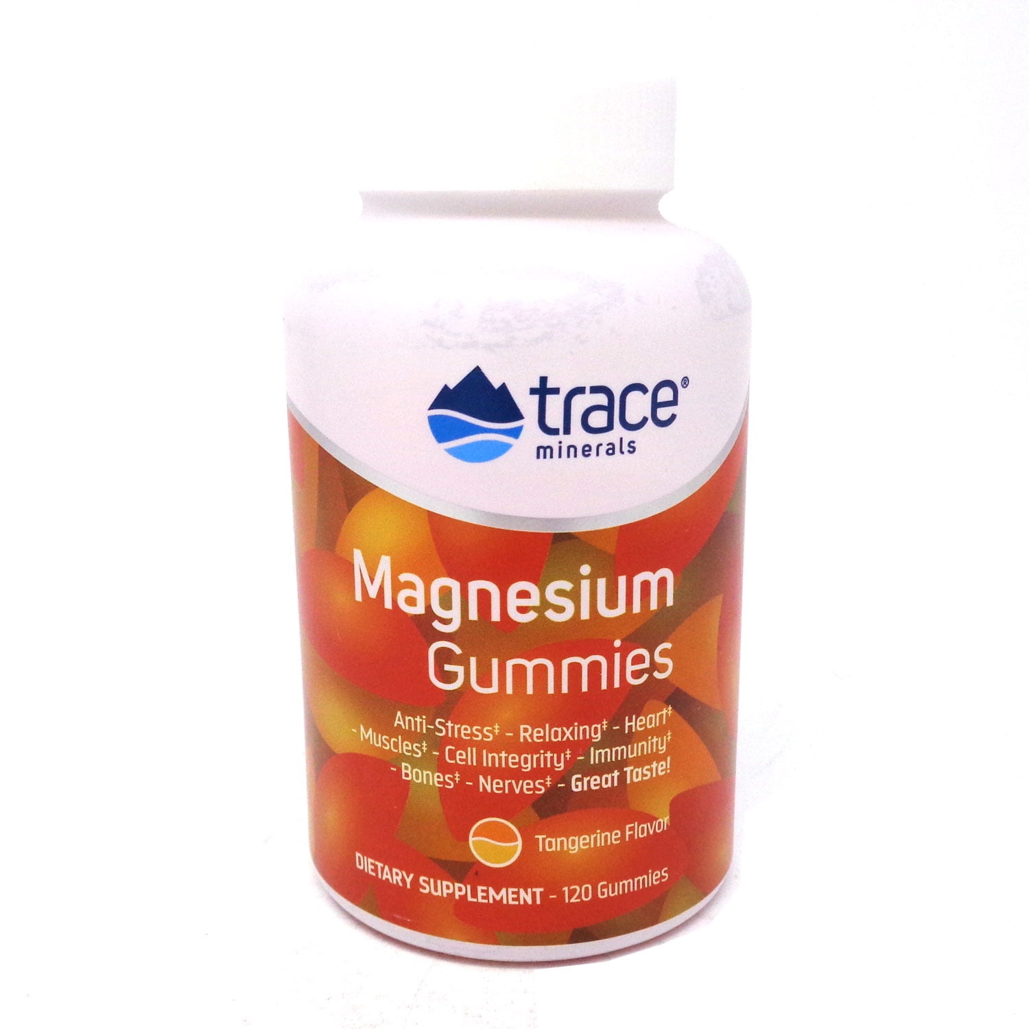 Trace Minerals Research Magnesium Gummies Tangerine - 120 gummies ...