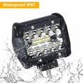 thumbnail image 5 of 2PCS 60W Foco Luz de trabajo LED, Foco de inundación Combo Luz antiniebla Lámpara de conducción, Faro LED Conductor de luz de largo alcance para vehículo todoterreno Cabina de barco, 5 of 5