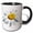 Black/White, variant on 3drose, Stunning White Marguerite Daisy Vector Cut Out Isolated on White, 11oz Mug