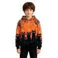 thumbnail image 5 of WhouRiu Boys Girls Halloween Graphic Pullover Hoodies Kids Unisex Autumn Hooded Sweatshirt, 5 of 6