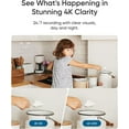 thumbnail image 3 of eufy Security Indoor Camera E30, 4K UHD Security Camera, Pet/Dog/Baby Camera with Phone app, Color Night Vision, Human/Pet Auto Tracking, 360° Coverage, Works with Homekit, White, 3 of 4