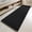 Black, variant on Waffle Bathroom Runner Rugs, Super Absorbent Non Slip Bath Rug, Upgraded Soft Quick Dry Washable Boho Large Bath Mat with Tassels for Hallway Laundry Room Bedroom, 2'x5' (24"x60"), Chocolate