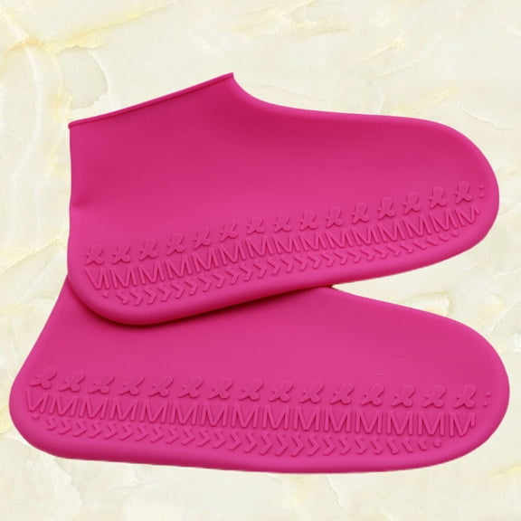 WRISTBIQUE Reusable Silicone Shoe Covers, Anti- Shoe Protectors for Outdoor Sneakers, Boots, Rain and Mud