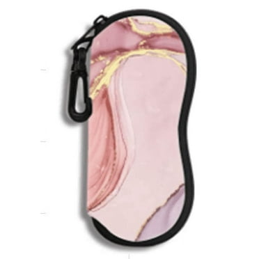 Sunglasses Soft Case Ultra Light Neoprene Zipper Eyeglass Case with Belt Clip for Men Women