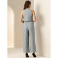 thumbnail image 3 of DARING DIVA Women's Dressy Two Piece Business Outfits XS Grey, 3 of 6