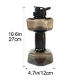 thumbnail image 3 of LEHOZIHEQ Dumbbell Shape Water Bottle, Portable Weight Water Bottles, Dumbbells Travel Cup, Eco-Friendly Cup for Gym, Yoga, Running, Outdoors, Cycling, and Camping, 3 of 7