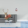 thumbnail image 2 of Estatua de resina de reno y alce pensador, escultura de mesa, figura de ciervo abstracta, coleccionable para sala de estar, oficina, dormitorio, cajón, 2 of 8