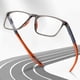 thumbnail image 3 of Gafas de lectura ultraligeras para hombre y mujer, lentes de lectura con luz azul, TR90, deportivas, para presbicia, lentes ópticas de visión lejana, dioptrías A + 4,0, 3 of 4