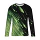 thumbnail image 3 of Blusas y camisas de manga larga y cuello redondo para hombre, camisetas casuales con estampado de moda y cuello redondo, blusas de licra de manga corta para hombre., 3 of 4