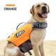 thumbnail image 3 of Chaleco salvavidas para perros, chaleco salvavidas súper flotante para mascotas para nadar, chaleco salvavidas con asa de rescate de control de seguridad, ropa salvavidas para perros, 3 of 5