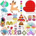 thumbnail image 1 of goowrom Press Type Decompression Toy Set Christmas Silicone Sensory Toys, 1 of 8