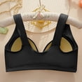 thumbnail image 4 of Wdgfv Daisy Bras for Women Comfort Front Closure Underwire Support Bra for Women with Wicking Black 40, 4 of 4