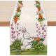 thumbnail image 1 of Decoración de conejito de Pascua, mantel creativo impreso para mesa, mantel pequeño para entrada de cocina (33 cm x 183 cm) 33 cm x 183 cm, 33, 1 of 5