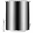 thumbnail image 2 of Black White Waterproof Fabric Shower Curtain,Gradient Gray Monochrome Minimalist Stripe Waterproof Fabric Shower Curtain for Bathroom Curtains Bathtubs Shower Curtains with 12 Hooks Long 72x78in, 2 of 8