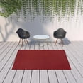 thumbnail image 5 of 6' X 9' Brick Red Non Skid Indoor Outdoor Area Rug, 5 of 5