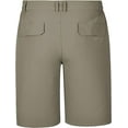 thumbnail image 3 of Tyhengta Mens Hiking Cargo Shorts Quick-Dry Outdoor Golf Short Fishing Short for Men with Multipocket Darkbrown XL, 3 of 7