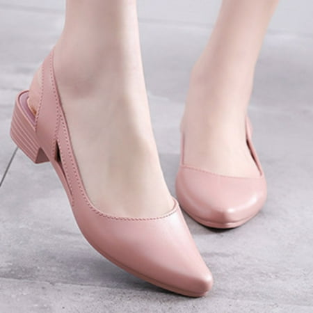 

ZHELIYO Women s sandals Women Jelly Women Close Toe Pure Color Hollow Out Pumps Sandals Fashion And Casual Shoes For Women Pink 7