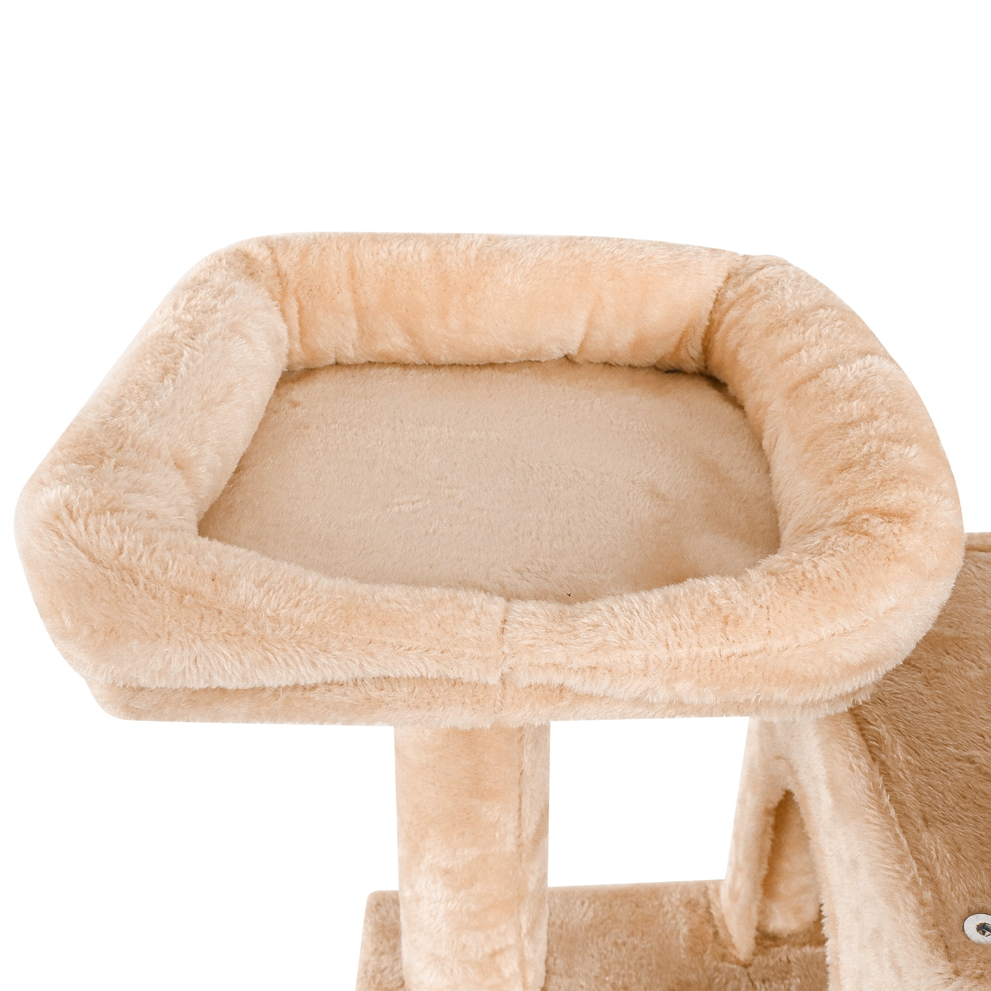Pefilos 63" Cat Condo for Large Cats 20 lbs, Cat Tree Tower for Indoor Cats, Pet Club Cat Tree House Furniture, Beige Pefilos 63" Cat Condo for Large Cats 20 lbs, Cat Tree Tower for Indoor Cats, Pet Club Cat Tree House Furniture, Beige