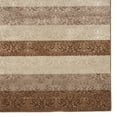 thumbnail image 4 of Linon Home Decor RUGEV1123 2 x 3 ft. Evolution Collection Damask Stripes Area Rug, Brown & Beige, 4 of 4