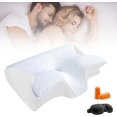 thumbnail image 1 of Restora Cervical Pillow - Restora Pillow, 2026 New Upgrade 2 in 1 Orthopedic Memory Foam Cervical Pillow for Neck Pain Relief, Neck Support Pillows for Sleeping, Necks Elevation Design (White), 1 of 7