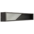 thumbnail image 4 of 6 Pack: Black Front Loading 28" x 5.8" LED Display Case with Glass Frame by Studio Decor, 4 of 7