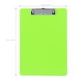 thumbnail image 3 of 5pcs Opaque Colorful Clip Board Plastic A4 Clipboards for Memo Paper Files Holding, 3 of 8